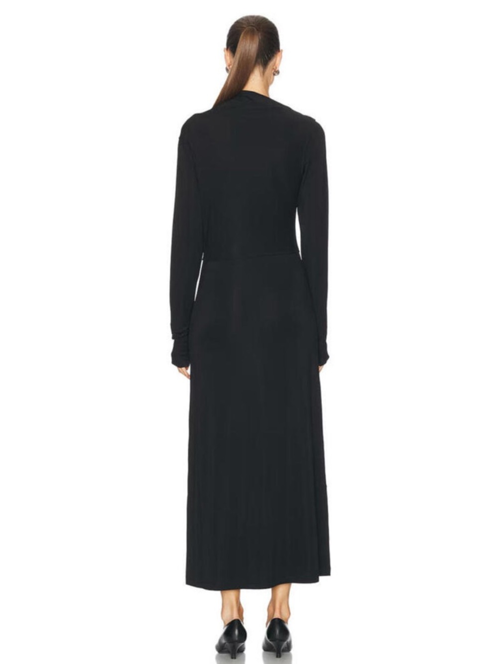 Toteme Draped Jersey Dress - Picture 4 of 14